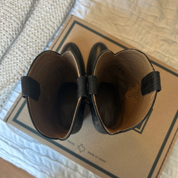 The Jamie Tecovas Black Cowgirl / Cowboy Boot - Picture 6 of 11